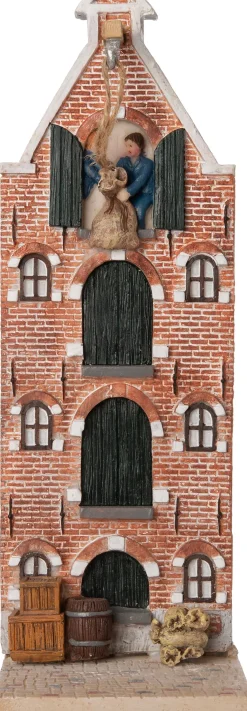 Intratuin Holland kersthuisje pakhuis 7,5 x 19 x 23 cm