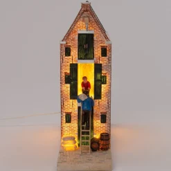 Intratuin Holland kersthuisje pakhuis 7,2 x 19 x 22 cm