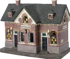 Intratuin Holland kersthuisje Dockumer Lokaeltsje Station 22,5 x 12,7 x 18 cm