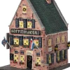 Intratuin Holland kersthuisje Koffiebranderij Dokkum 14,3 x 15,6 x 20,4 cm