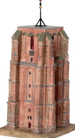 Intratuin Holland kersthuisje Oldehove toren Leeuwarden 15 x 15 x 36,5 cm