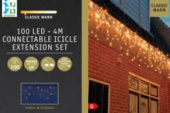 Intratuin ijspegelverlichting Connect De Luxe met 100 lampjes classic warm 4 m