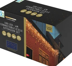 Intratuin ijspegelverlichting Connect De Luxe met 100 lampjes classic warm 4 m