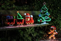 Intratuin infinity light Elvara kerstfiguren met verlichting 27 x 1,3 x 39 cm