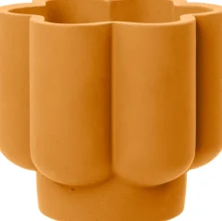 Intratuin kaars in pot BloomLight oranje 14 uur D 13 H 12 cm
