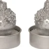 Intratuin kaars Kerstbal zilver D 3,5 H 5 cm 6 stuks