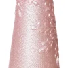 Intratuin kaars met sneeuwvlok roze 6,8 x 6,8 x 30 cm