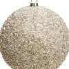 Intratuin kerstbal Abbeydorney licht goud D 8 cm
