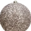 Intratuin kerstbal Abbeydorney beige D 8 cm