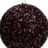Intratuin kerstbal Abbeydorney bordeaux D 8 cm