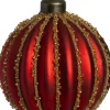 Intratuin kerstbal Aclare rood D 8 cm