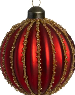 Intratuin kerstbal Aclare rood D 8 cm