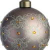 Intratuin kerstbal Adair bruin D 8 cm