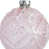 Intratuin kerstbal Alloway roze bloem D 8 cm