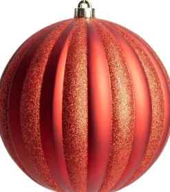 Intratuin kerstbal Amstt rood D 20 cm
