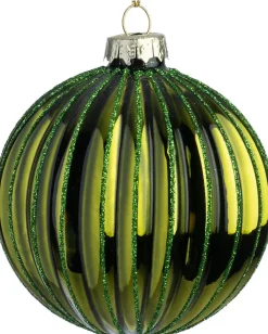 Intratuin kerstbal Archie groen D 8 cm