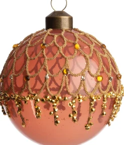 Intratuin kerstbal Ardes oranje D 8 H 8 cm