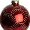 Intratuin kerstbal Ballymote rood D 8 cm
