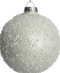 Intratuin kerstbal Banagher crème D 8 cm