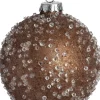 Intratuin kerstbal Banagher bruin D 8 cm