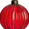 Intratuin kerstbal Bansha semitransparant rood D 8 cm