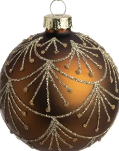 Intratuin kerstbal Bilina taupe D 8 cm