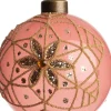 Intratuin kerstbal Blain bloem oranje D 8 H 8 cm