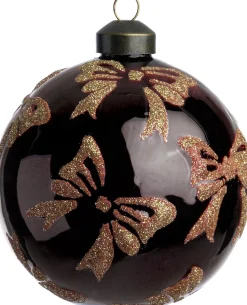 Intratuin kerstbal Bodi rood strikjes D 8 cm