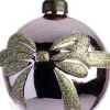 Intratuin kerstbal Bo strik roze / goud D 8 cm