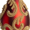 Intratuin kerstbal Bulle pegel rood D 7 H 12 cm