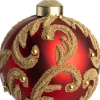 Intratuin kerstbal Bulle rood D 8 cm