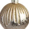 Intratuin kerstbal Cairndow goud lijnen D 8 cm