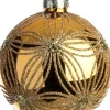 Intratuin kerstbal Cairndow goud bloem D 10 cm