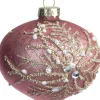 Intratuin kerstbal Cameron roze ui D 8 cm
