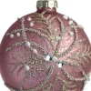 Intratuin kerstbal Cameron roze D 8 cm