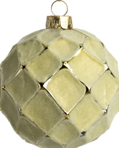 Intratuin kerstbal Carterton groen D 8 cm