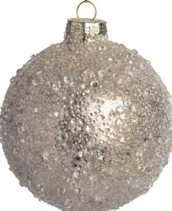 Intratuin kerstbal Castlerea grijs D 8 cm
