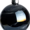 Intratuin kerstbal Conall zwart D 8 cm