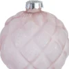 Intratuin kerstbal Crathes roze ruit D 8 cm