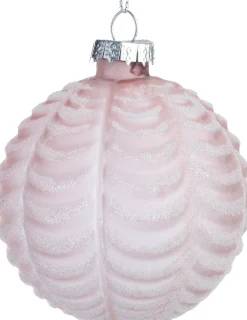 Intratuin kerstbal Crathes roze golf D 8 cm