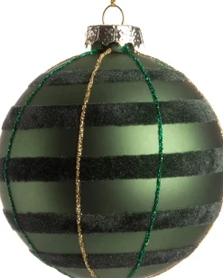 Intratuin kerstbal Diazy groen D 8 cm