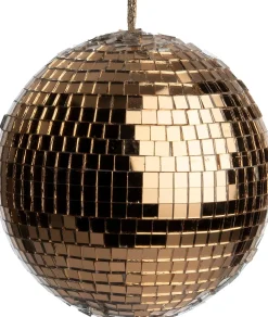 Intratuin kerstbal Disco goud D 8 cm