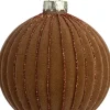 Intratuin kerstbal Donnan bruin D 8 cm