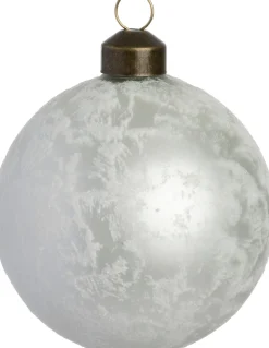 Intratuin kerstbal Drumcong wit D 8 cm