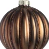 Intratuin kerstbal Eileen bruin D 8 cm