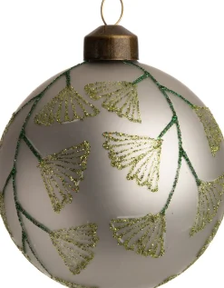 Intratuin kerstbal Ellon zilver D 8 cm