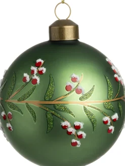 Intratuin kerstbal Essen groen D 8 cm
