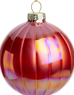 Intratuin kerstbal Feldk rood D 8 cm