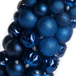 Intratuin kerstbal Flint box blauw D 4 / 6 / 8 cm 100-delig