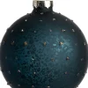 Intratuin kerstbal Flitwick blauw D 8 cm